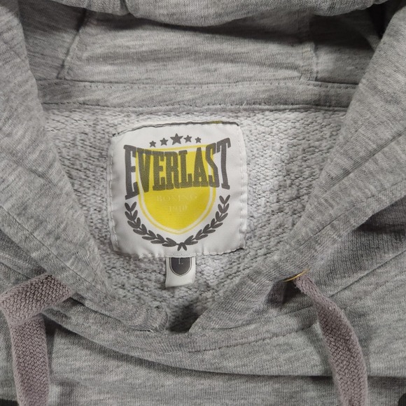 Everlast Pullover Hoodie – Heather Gray – Size L – Boxing Athletic Streetwear - Picture 2 of 8